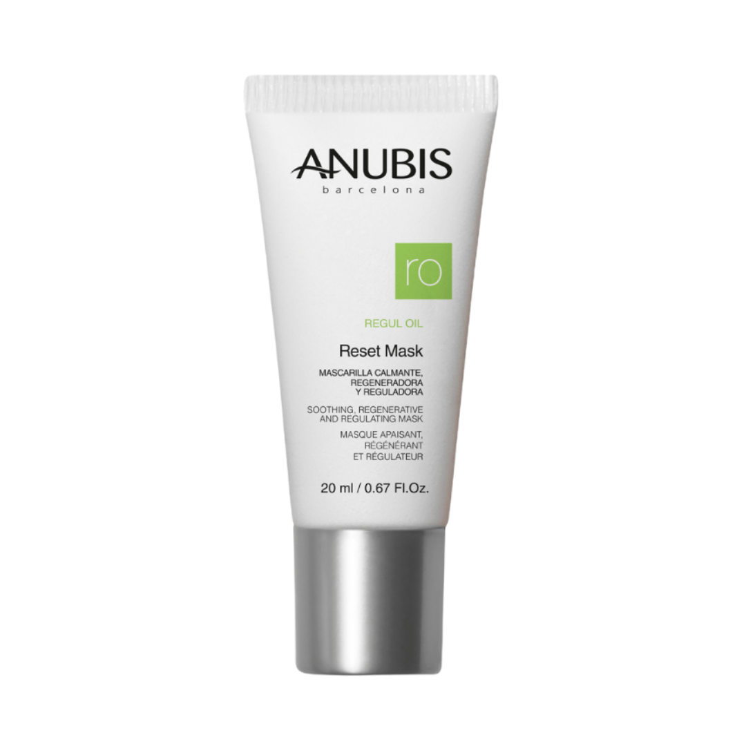 Reset Mask, formulada con niacinamida, magnesio, cúrcuma, prebióticos y árbol de té